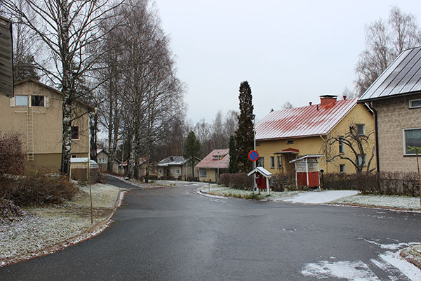 Näkymä Pajukadulta.&nbsp;(Laura Vikman, Ramboll&nbsp;11.11.2019)