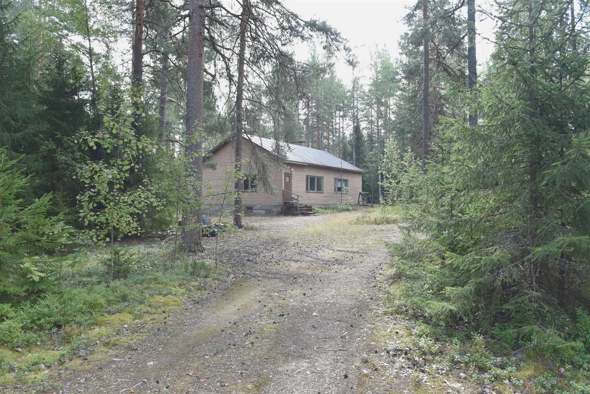 Korpelanranta 38, keskimmäinen pihapiiri, toinen aliupseeriparakeista. Aliupseeriparakkien harjakatto on hieman jyrkempi kuin alkuperäisissä tyyppipiirustuksissa.&nbsp;(Teija Ahola&nbsp;2025)