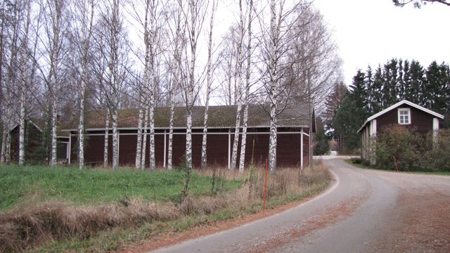 Saapuminen Mönttilään Haapaniementien suunnasta.&nbsp;(Niina Ahlfors&nbsp;lokakuu 2012)