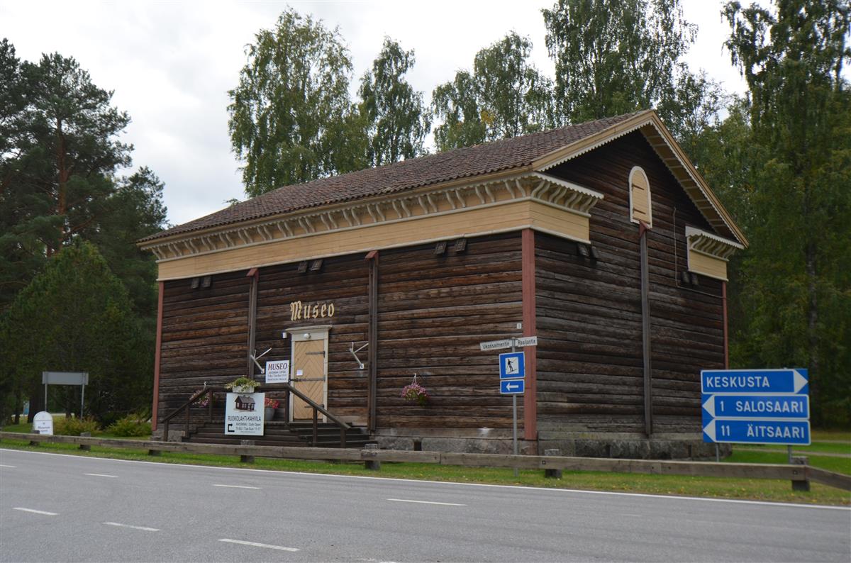 Ruokolahden kotiseutumuseo pohjoisesta päin kuvattuna.&nbsp;(Päivi Makkonen&nbsp;2026)
