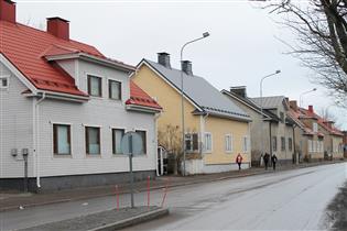 Kuva: Katunäkymä Armilankadulta itään.&nbsp;(Tiina Heikkilä&nbsp;17.1.2020)