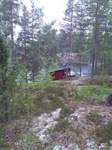 Kuva: Saunarakennus on myös tavanomainen 1950-luvun tuotos.&nbsp;(Dan Ronimus&nbsp;5/2022)